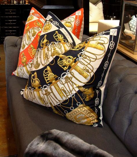 Shop pillows to fit hermès bags. Black and Gold Hermes Pillow | Hermes pillow, Pillows ...