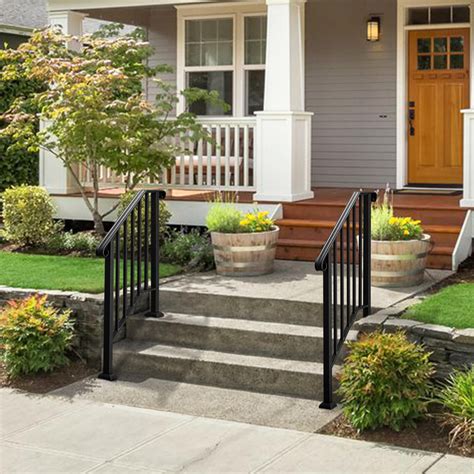 SalonMore Handrail Picket #2 Fits 2 or 3 Steps Matte Black Stair Rail