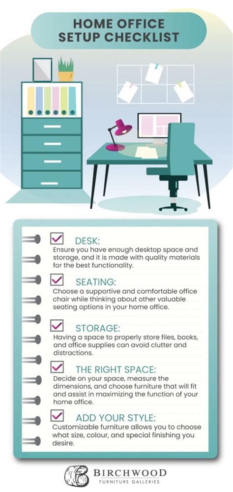 How To Set Up A Home Office Calgary Birchwood Furniture