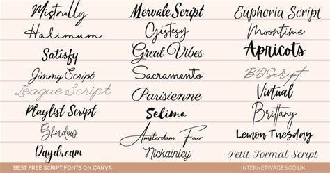 Best Free Handwritten Fonts On Canva Part Levee Road Studio