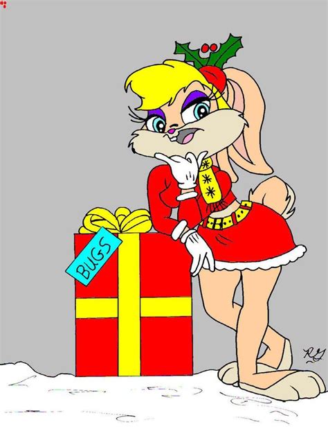 Lola Bunny Bugs Bunny Merry Christmas By Guibor On Deviantart Looney