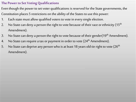 Ppt Chapter 6 Voters And Voter Behavior Section 1 The Right To Vote