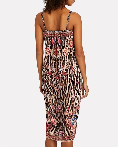 Camilla Leopard Printed Sarong Midi Dress We Select Dresses