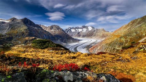 Mountains Switzerland Aletsch Glacier Alps 4k Hd Nature Wallpapers Hd