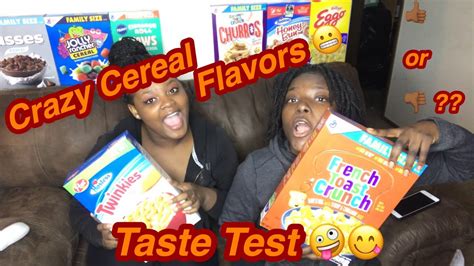 Cereal Review Trying All New Weird Cereals Taste Test Youtube
