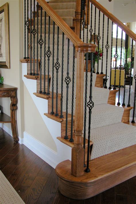 Popular new home stair design. 16.1.3-T Double Twist Single Basket Hollow | Cheap stair ...
