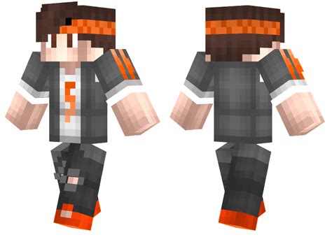 Orange Bandana Minecraft Skins