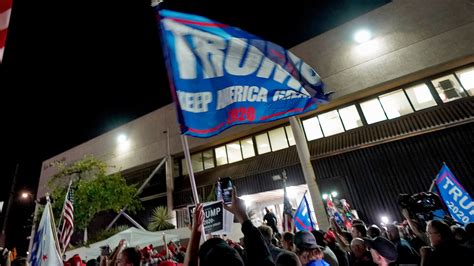 Trump Supporters Protest At Maricopa County Vote Counting Site The