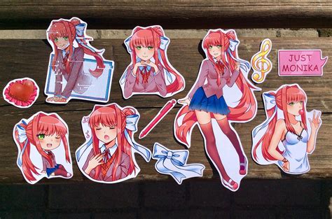 I Finished Monika Sticker Pack Rddlc