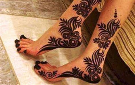 15 Arabic Mehndi Designs For Feet Henna Tattoos