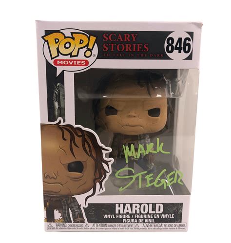 Lot Detail Mark Steger Autograph Signed Funko Pop Scary Stories To