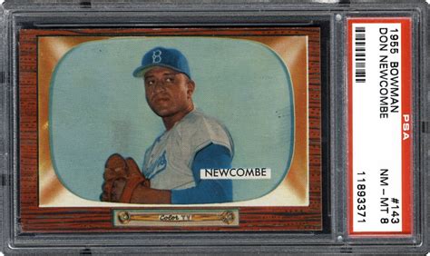 1955 Bowman Don Newcombe Psa Cardfacts