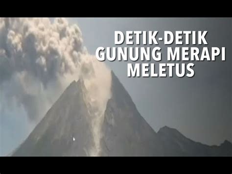 gunung merapi meletus newstempo