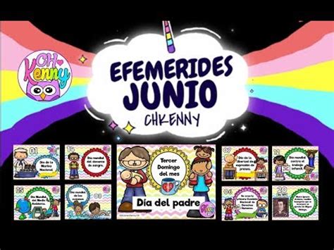 09 de junio del 2021. EFEMERIDES DE JUNIO POR CHKENNY 2018 - YouTube