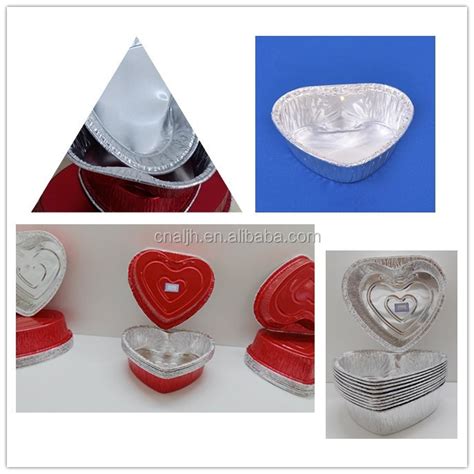 Disposable Heart Shaped Aluminum Foil Cake Pans Buy Disposable