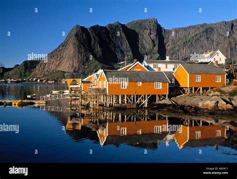 Moskenesoya Sakrisoya Island Lofoten Islands Norway Stock Photo