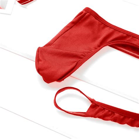 Sexy Men Thongs Lingerie Stretchy G String Bikini Briefs Underwear Jock