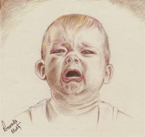 Crying Baby Sketch At Explore Collection Of Crying