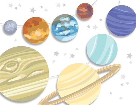 Free Printable Planet Cut Outs