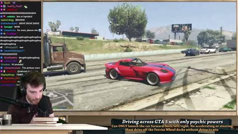 Can You Drive Across Gta 5 With Only Psychic Powers Vod Youtube