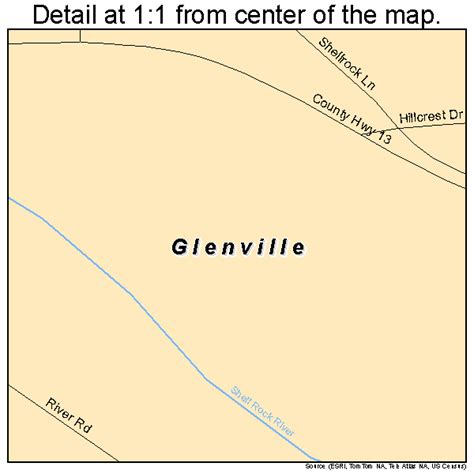 Glenville Minnesota Street Map 2724056