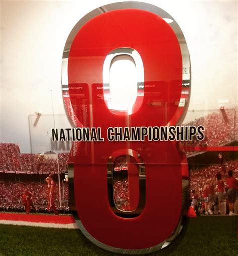 8 National Championships Aint It Gr8 Buckeyes Football College