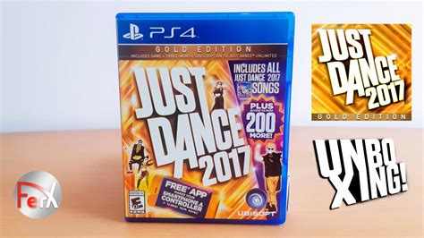 Just Dance 2017 Gold Edition Unboxing Ps4 Youtube