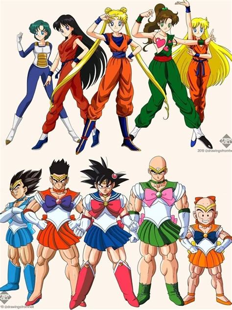 Sailor Moon Genderbend Google Search Dragon Ball Super Funny Dragon Ball Super Manga Anime