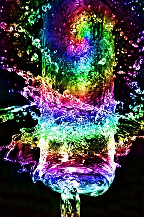 Pin By Pinner On Rainbow Bright Neon Rainbow Rainbow Water Rainbow Art