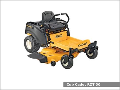 Cub Cadet Rzt 50 Kw Zero Turn Mower Review And Specs Tractor Specs