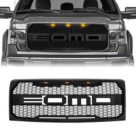 09 14 Ford F150 Raptor Style Front Grill Wled Am Offroad Am Off Road