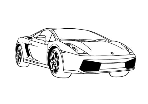 Kolorowanka Auto Lamborghini Do Druku I Online