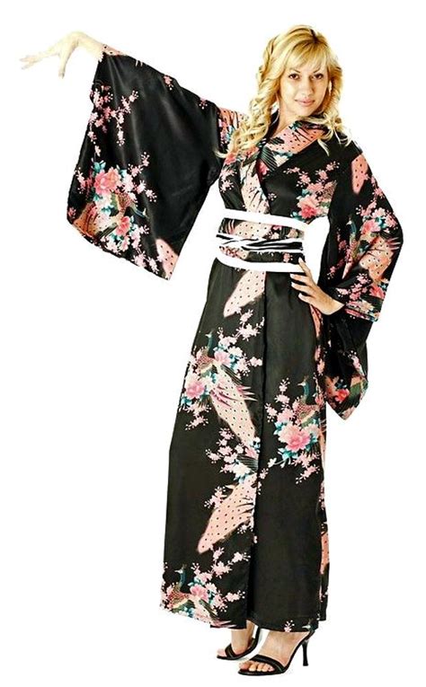 Sexy Black Kimono Long Kimono Kimono Online