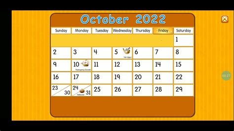 Starfall Calendar For Friday October 21st 2022 Its Our Little