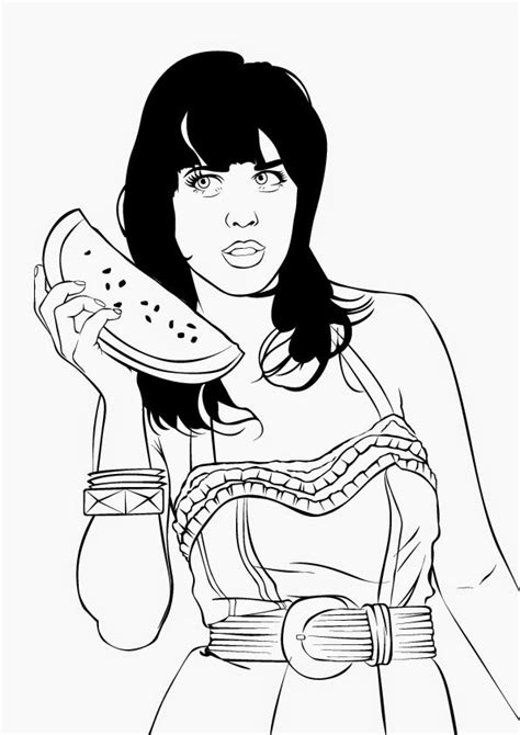 Top 10 Printable Katy Perry Coloring Pages