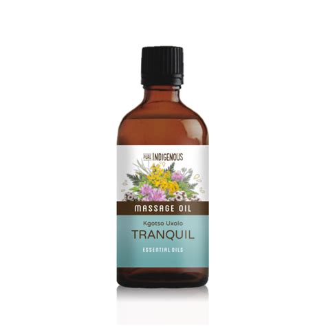 Pure Indigenous Tranquil Massage Oil 100ml Rsa Made
