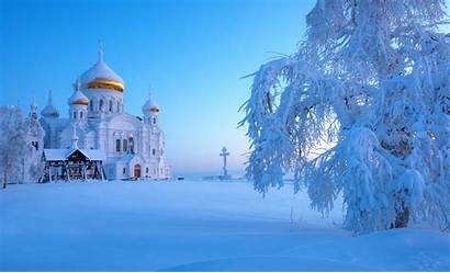Russia Winter Snow Ural Monastery Inverno Russo