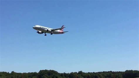 American Airlines Airbus A320 Landing At Bwi Youtube