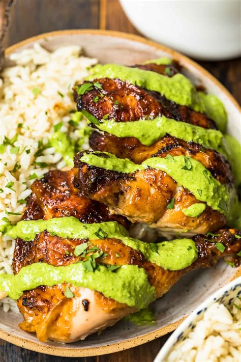 Remove and discard the fat just inside the neck and body cavities of the chicken as well as the giblets (set aside for another use). Whole Roasted Peruvian Chicken with Green Sauce - The ...