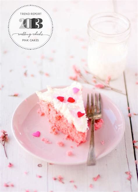 2013 Trend Report Pink Wedding Cakes Weddingchicks