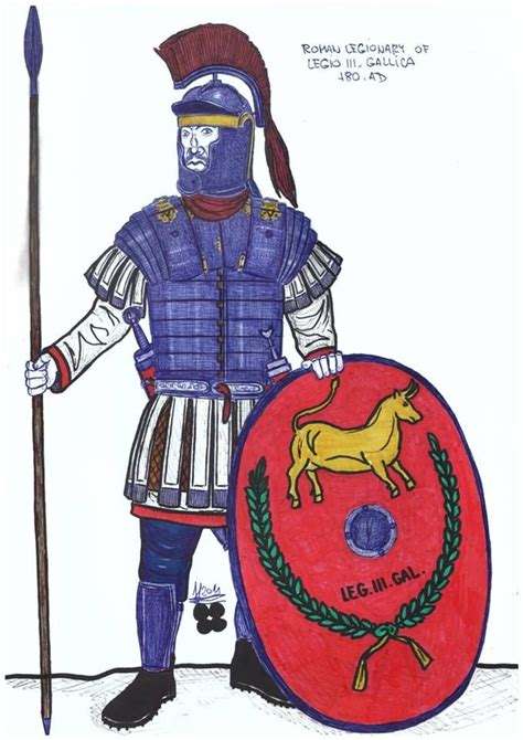 Roman Legionary C 180 Ad Roman Warriors Roman Empire Roman History