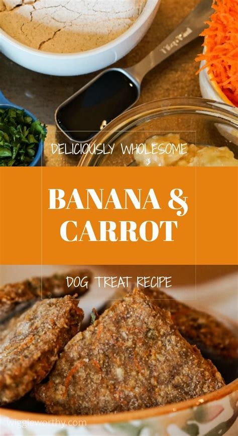 Delicious Banana Carrot Dog Treats | Recipe | Healthy dog food recipes