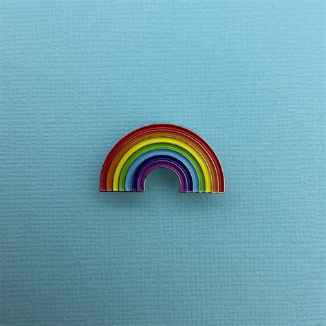Rainbow Enamel Pin Badge 0027