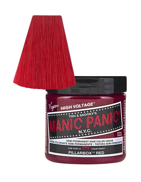 Manic Panic Hair Dye Pillarbox Red Classic Cream Formula