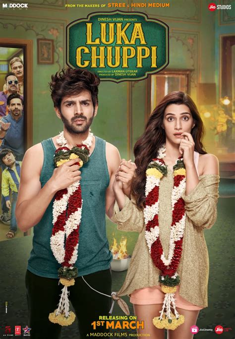 Kartik Aaryan And Kriti Sanon Starrer Luka Chuppi Movie Second Poster