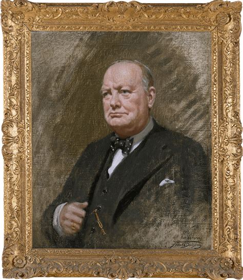 Sir Winston Churchill The Freedom Portrait Philip Mould And Company