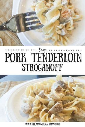 Spread over top of potaotes. Kitchen Confessions: Pork Tenderloin Stroganoff | Leftover ...