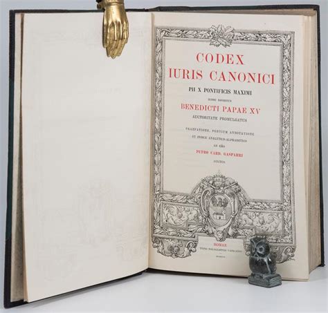Codex Iuris Canonici Pii X Pontificis Maximi Iussu Digestus Benedicti