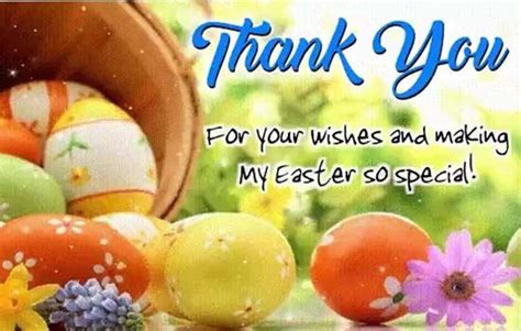 An Easter Thank You Card For You