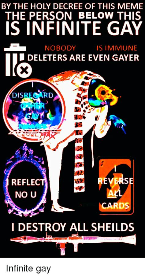 No u reverse card (green) actual upload. By THE HOLY DECREE OF THIS MEME THE PERSON BELOW THIS IS INFINITE GAY NOBODY IS IMMUNE DELETERS ...